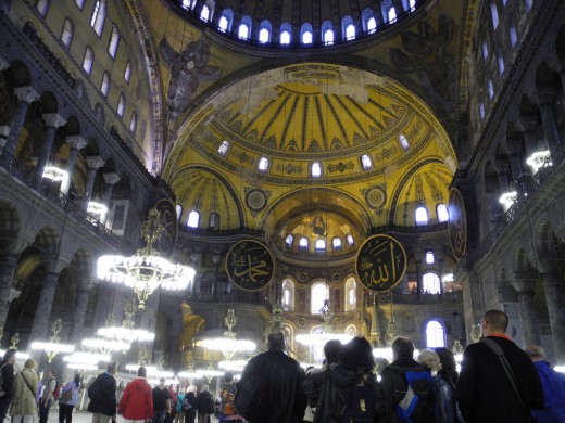Inside the Hagia Sophia