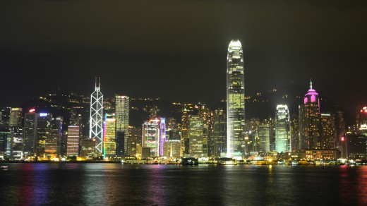 Central Hong Kong, seen from Kowloon