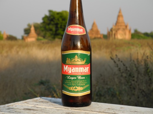 Our Burma beer picture.